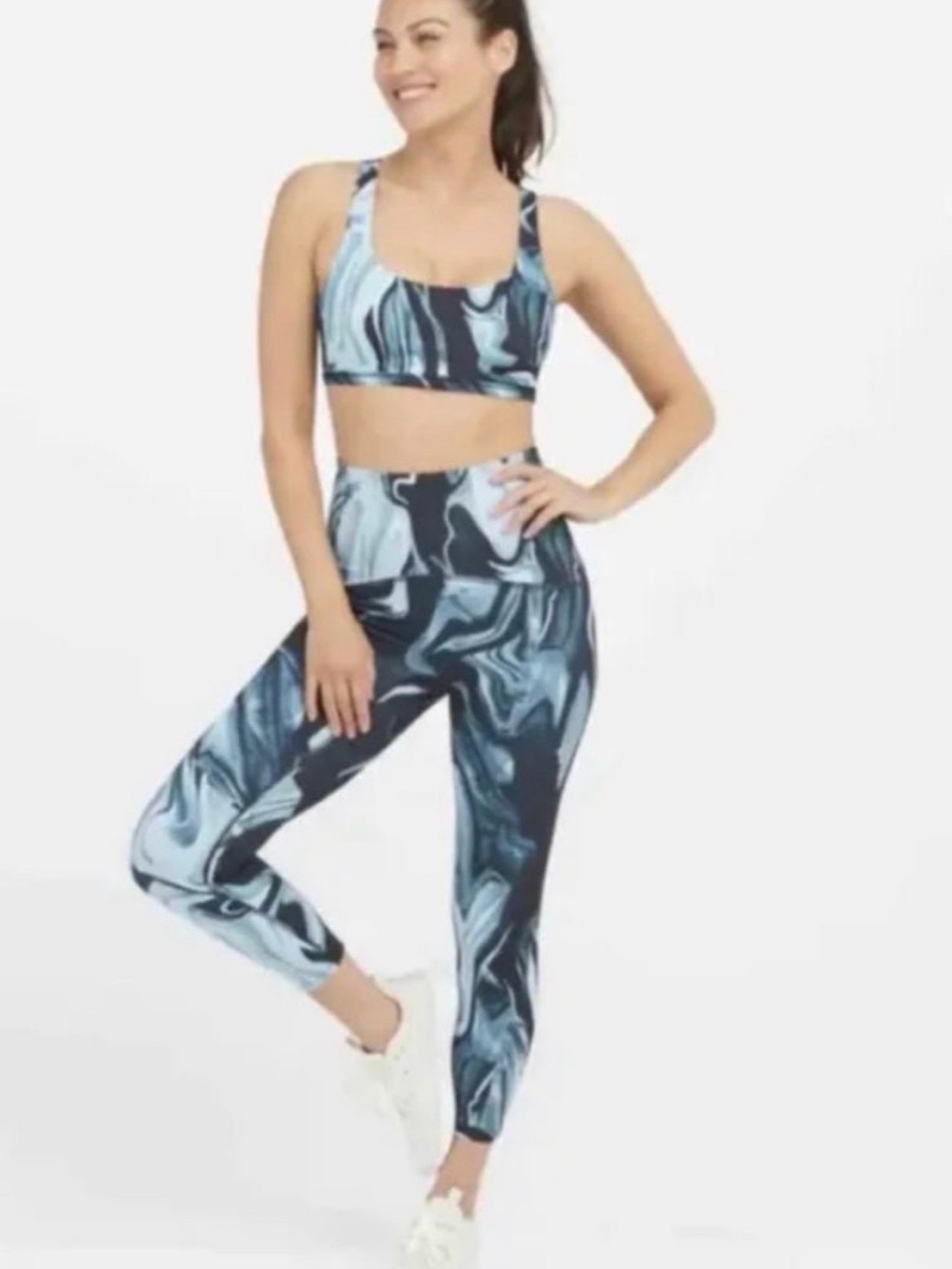 Spanx Marbled Booty Boost Leggings